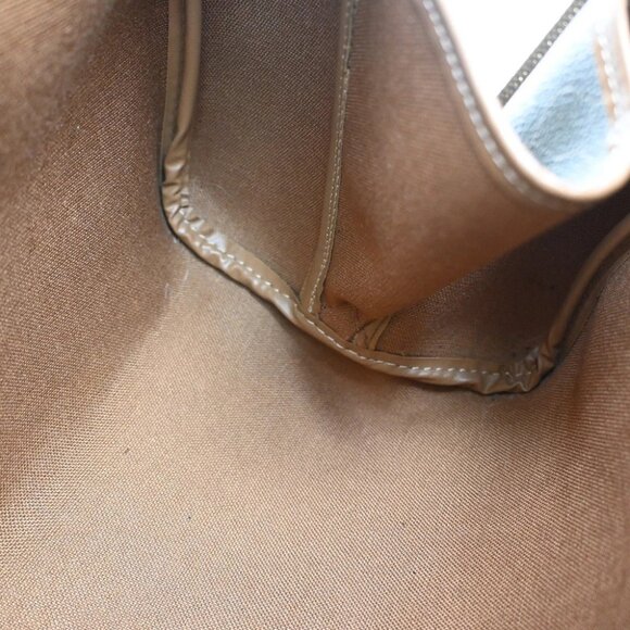 CHRISTIAN DIOR Logo Honeycomb Hand Bag PVC Leather Brown GHW France 83KP032 - Picture 9 of 12